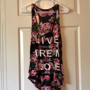 Floral tank top